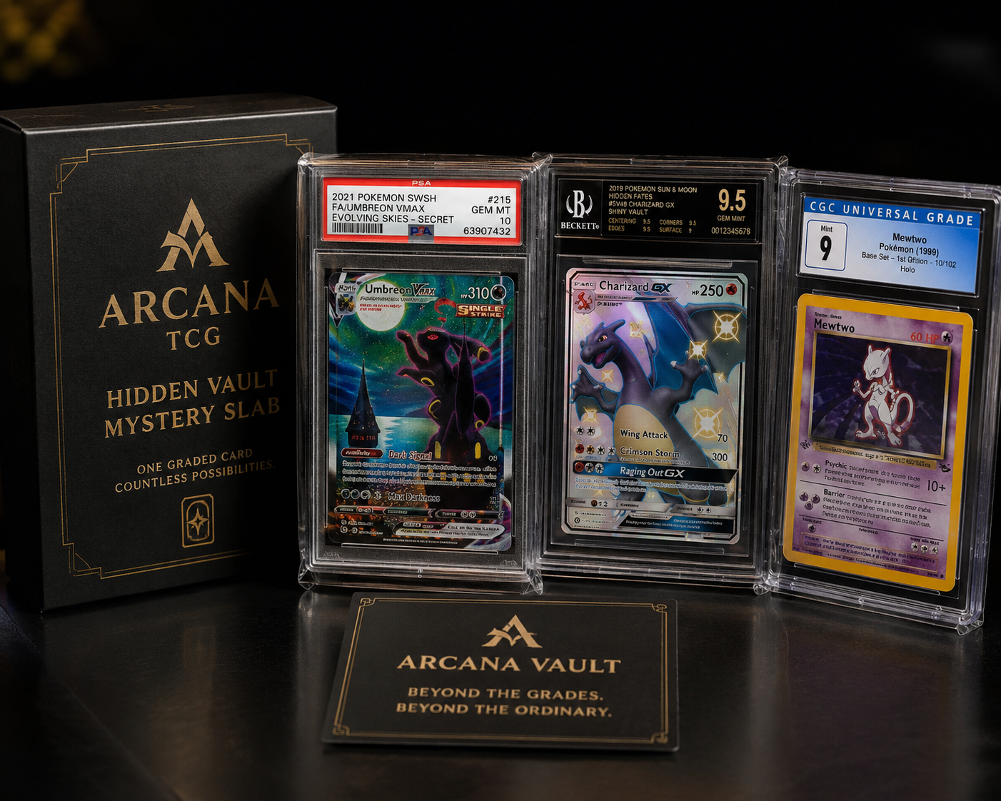 ArcanaTCG.io Cafe: Founding Mystery Graded Duo Slab
